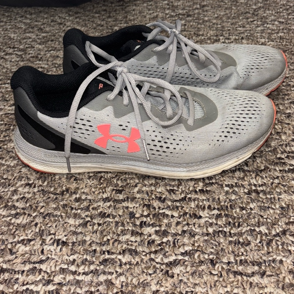 Under Armour Womens Charged Impulse Size 10 Black/Grey